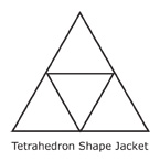 tetrahedron shape jacket